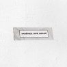 Plaque en plexiglas quadri sur-mesure 20x5cm