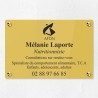 Plaque nutritionniste en plexiglas gravé 30x20cm