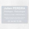 Plaque podologue en aluminium 30x20cm