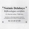 Plaque réflexologue en plexiglas transparent 30x20cm