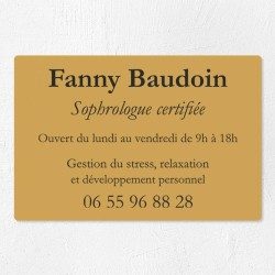 Plaque professionnelle en PVC gravoply 30x20cm