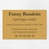 Plaque professionnelle en PVC gravoply 30x20cm