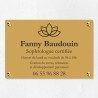 Plaque professionnelle en PVC gravoply 30x20cm