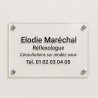 Plaque personnalisée en plexiglas transparent 30x20cm｜Plaque pro
