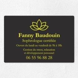 Plaque professionnelle en PVC gravoply 30x20cm