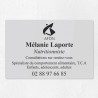 Plaque nutritionniste en plexiglas gravé 30x20cm
