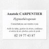 Plaque hypnothérapeute en plexiglas gravé 30x20cm