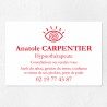 Plaque hypnothérapeute économique en PVC gravoply 30x20cm