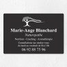 Plaque naturopathe économique en PVC gravoply 30x20cm