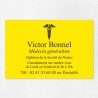 Plaque médecin personnalisée économique en PVC gravoply 30x20cm