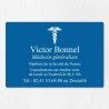 Plaque médecin personnalisée économique en PVC gravoply 30x20cm
