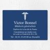Plaque médecin personnalisée économique en PVC gravoply 30x20cm