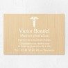 Plaque médecin personnalisée économique en PVC gravoply 30x20cm
