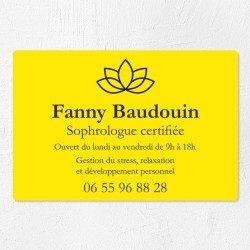 Plaque professionnelle en PVC gravoply 30x20cm