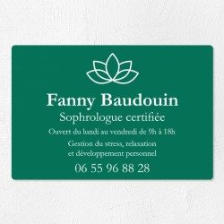 Plaque professionnelle en PVC gravoply 30x20cm