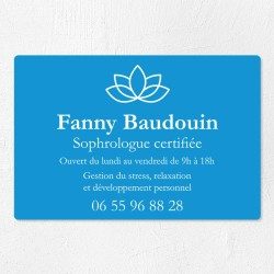 Plaque professionnelle en PVC gravoply 30x20cm