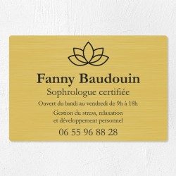 Plaque professionnelle en PVC gravoply 30x20cm