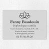 Plaque professionnelle en PVC gravoply 30x20cm