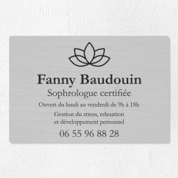 Plaque professionnelle en PVC gravoply 30x20cm