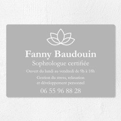 Plaque professionnelle en PVC gravoply 30x20cm
