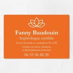 Plaque professionnelle en PVC gravoply 30x20cm
