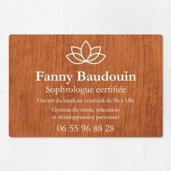 Plaque professionnelle en PVC gravoply 30x20cm