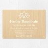 Plaque professionnelle en PVC gravoply 30x20cm