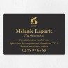 Plaque nutritionniste économique en PVC gravoply 30x20cm
