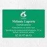 Plaque nutritionniste économique en PVC gravoply 30x20cm