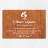 Plaque nutritionniste économique en PVC gravoply 30x20cm