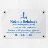 Plaque réflexologue en plexiglas transparent 30x20cm