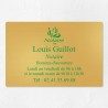 Plaque notaire en laiton à personnaliser 30x20cm