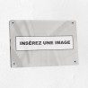 Plaque sur-mesure en plexiglas 30x20cm｜Plaque professionnelle