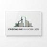 Plaque sur-mesure en plexiglas 30x20cm｜Plaque professionnelle