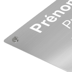 plaque transparent