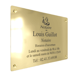 plaque professions juridiques